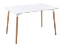 Table 120 white / wood Стол деревянный