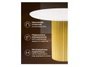Барел 110 onyx bianco soft satin / золотой Керамический стол арт. 1579501