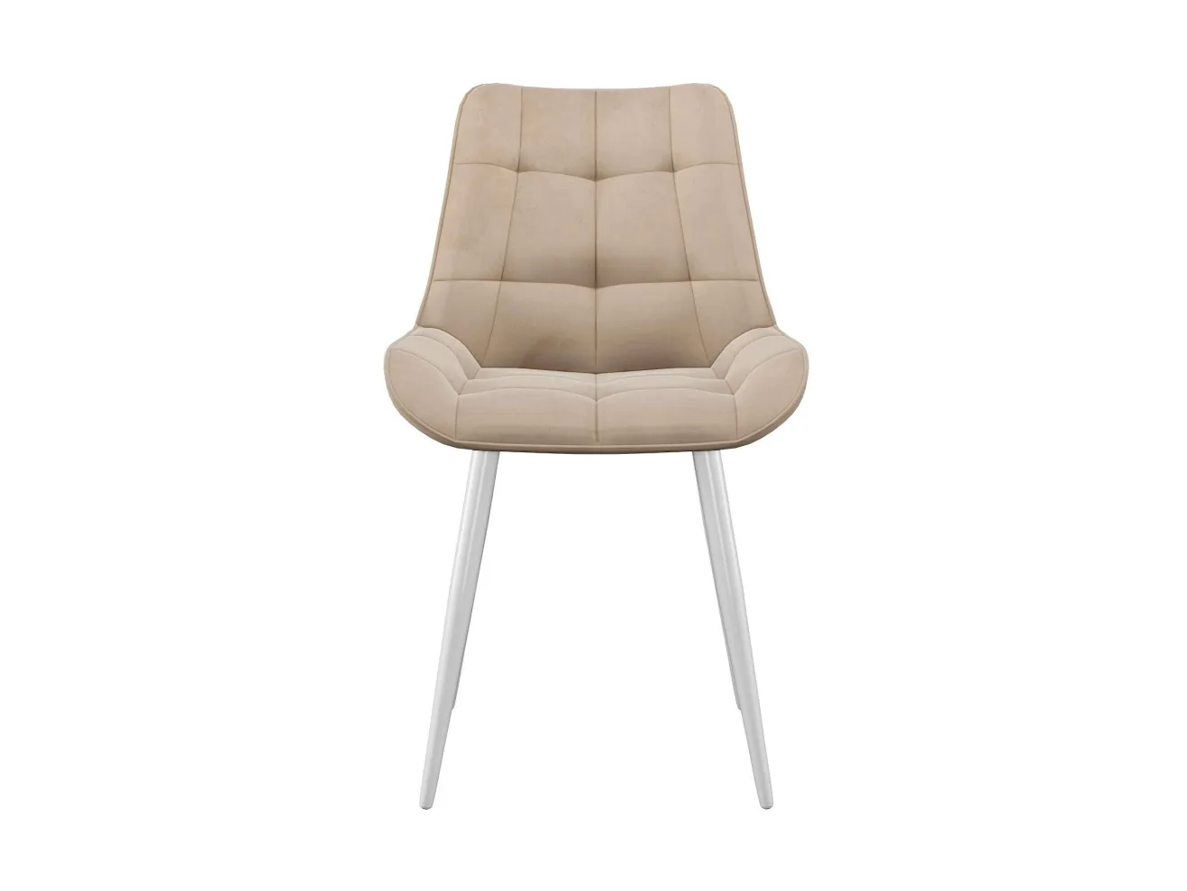 Стул DikLine 226 поворотный B03 BEIGE, ножки белые арт. 1087267
