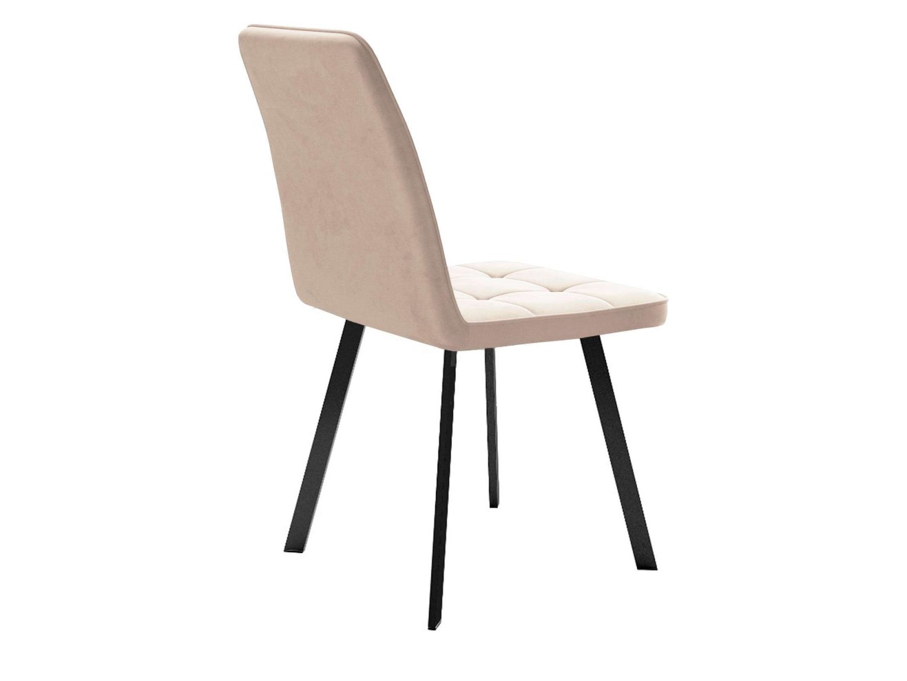Стул DikLine 207 B03 BEIGE, ножки черные