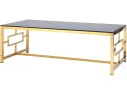Журнальный стол Stool Group БРУКЛИН 120х60 Стекло smoke/Сталь золото арт. 1599285