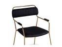 Aspen black / gold Стул на металлокаркасе