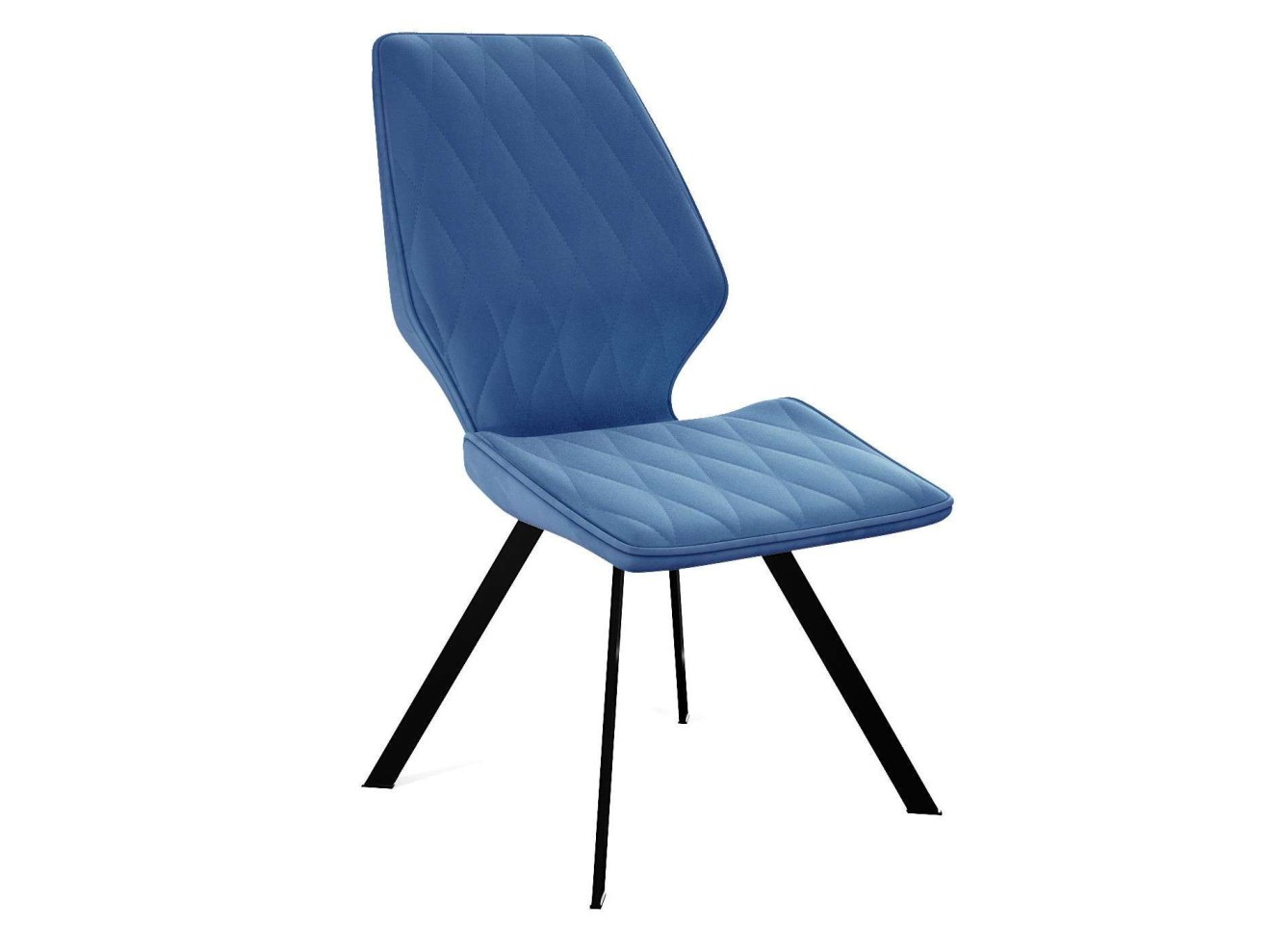 Стул DikLine 242M B8 BLUE, ножки черные