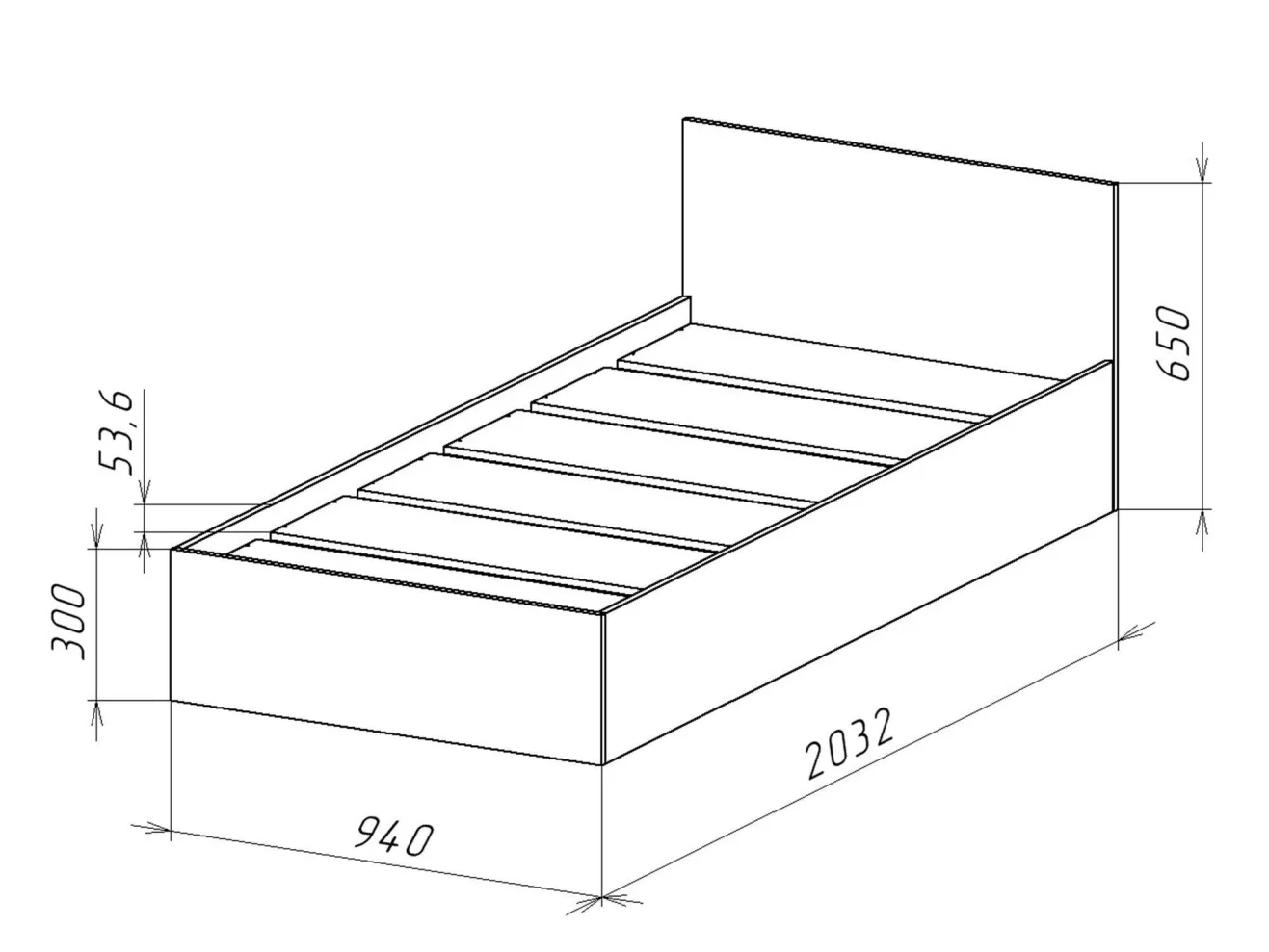 Кровать Ницца (90х200) арт. 943751