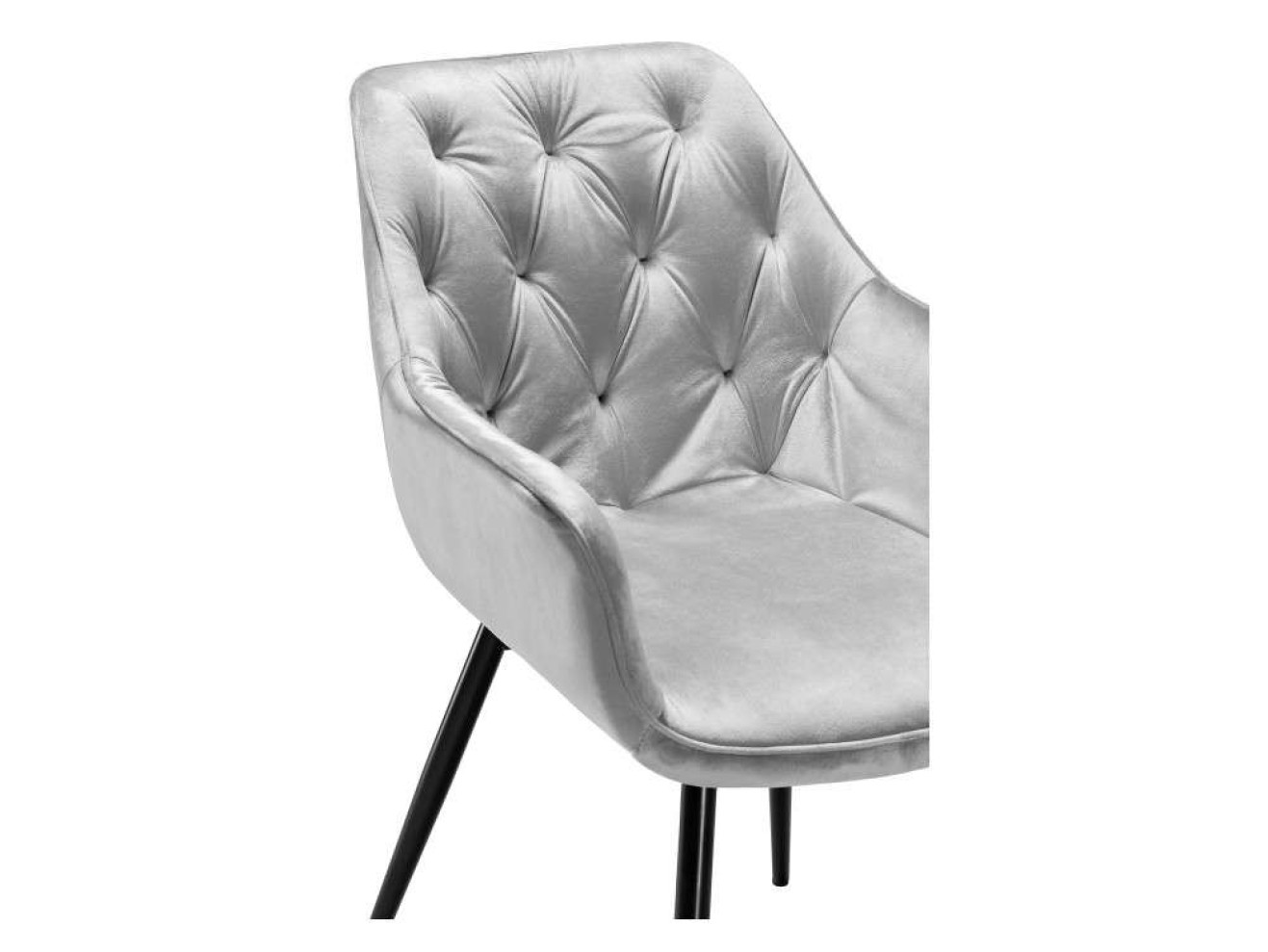 Remo light gray Стул на металлокаркасе