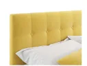 Мягкая кровать Selesta 1600 желтая с ортопед.основанием с матрасом PROMO B COCOS арт. 657913