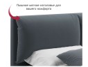 Мягкая кровать Vita 1600 маренго темно-серый с подъемным механизмом