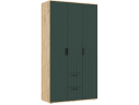 Сильвия Шкаф 3-х створчатый 1200, Браш Мени Грин/Дуб Крафт арт. 1306805