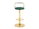 Lusia green / gold Барный стул