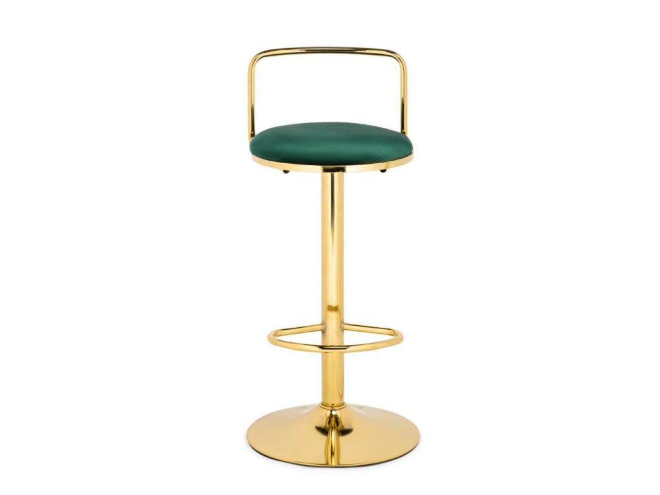 Lusia green / gold Барный стул