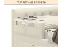 Мягкий защитный бортик бежевый