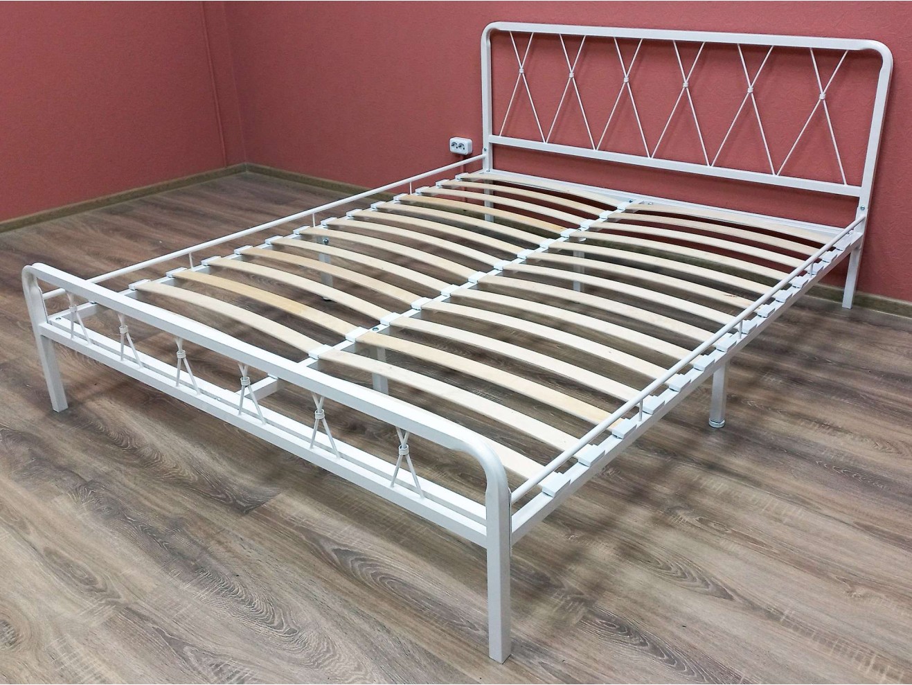 Кровать КМД 18 КЛЭР 160 белый арт. 891475