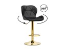 Trio black / gold Барный стул