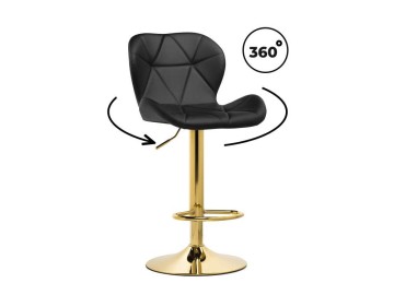 Trio black / gold Барный стул