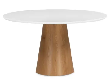 Huge 120х75 white / brown Стол деревянный