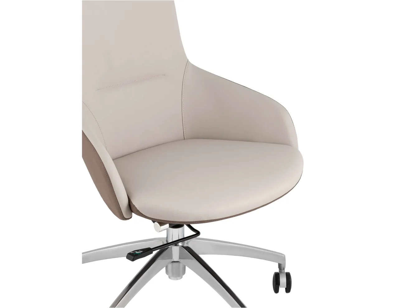 Кресло офисное STOOL GROUP TopChairs Soulo бежевый/коричневый арт. 1568043