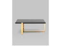 Журнальный столик STOOL GROUP Тоби 109*66 Черный мрамор/Золото арт. 1599889