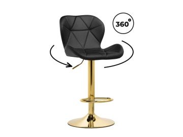 Trio black / gold Барный стул