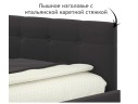 Односпальная кровать-тахта Bonna 900 с защитным бортиком шоколад и подъемным механизмом арт. 1027179
