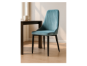 Kora light blue / black Стул на металлокаркасе