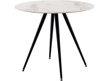Стол обеденный STOOL GROUP Ники круглый керамика 900 Ice Jade