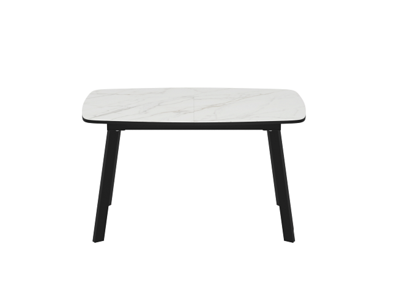 Стол Валенсия Грэйс вайт, Чёрный арт. 1137091