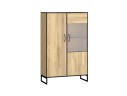 Шкаф-витрина Виртон-21, Дуб крафт золотой арт. 695055