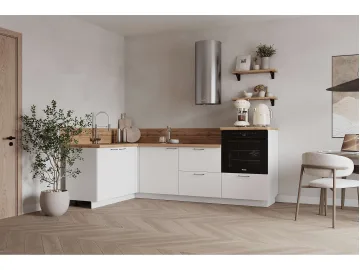 КГ Угловой 1500х2400 (без пм) , Белый софт матовый  Арника РМ в.3