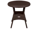 Стол пластиковый Ola Dom 70x70см круглый (антрацит) арт. 1596481