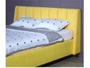 Мягкая кровать Betsi 1600 желтая с подъемным механизмом и матрасом PROMO B COCOS арт. 658737