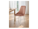 Kora dark pink / white Стул на металлокаркасе