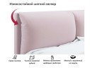 Мягкая кровать Vita 1600 лиловая с подъемным механизмом арт. 1087235