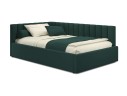Мягкая кровать Milena 1400 изумруд с подъемным механизмом арт. 1576041