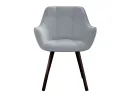 Стул DikLine 252 М поворотный, B22 GREY, ножки черные арт. 960919