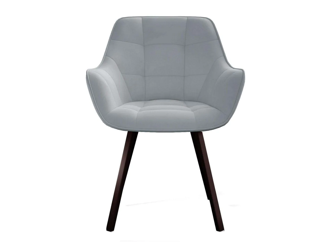 Стул DikLine 252 М поворотный, B22 GREY, ножки черные арт. 960919