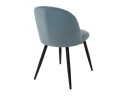 Gabi 1 light blue / black Стул на металлокаркасе
