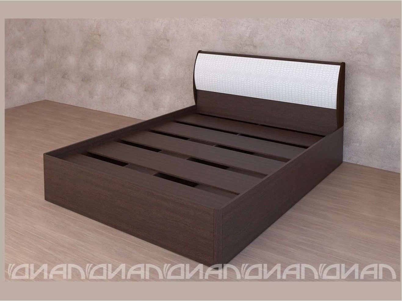 Кровать Кэт-4 арт.001 160*200 с настилом (Венге) арт. 1212775