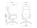 Leo light gray / dark gray Офисное кресло