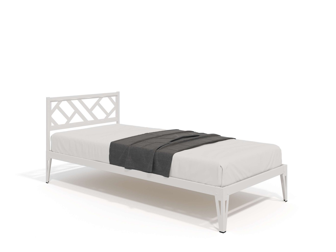 Кровать КМД 47 АЙРИС 900, белый арт. 1532403