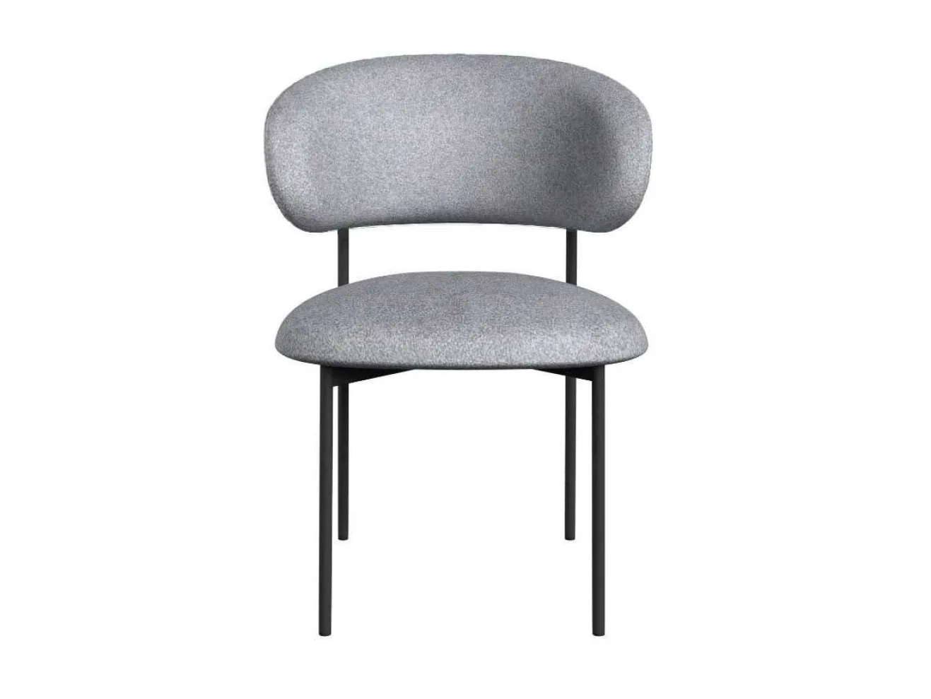 Стул DikLine 201 NS10 GREY, ножки черные арт. 1303847