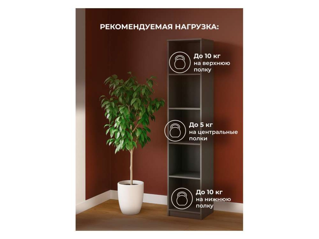 Сибити одностворчатый графит серый Шкаф
