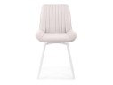 Седа К крутящийся молочный / белый Стул на металлокаркасе