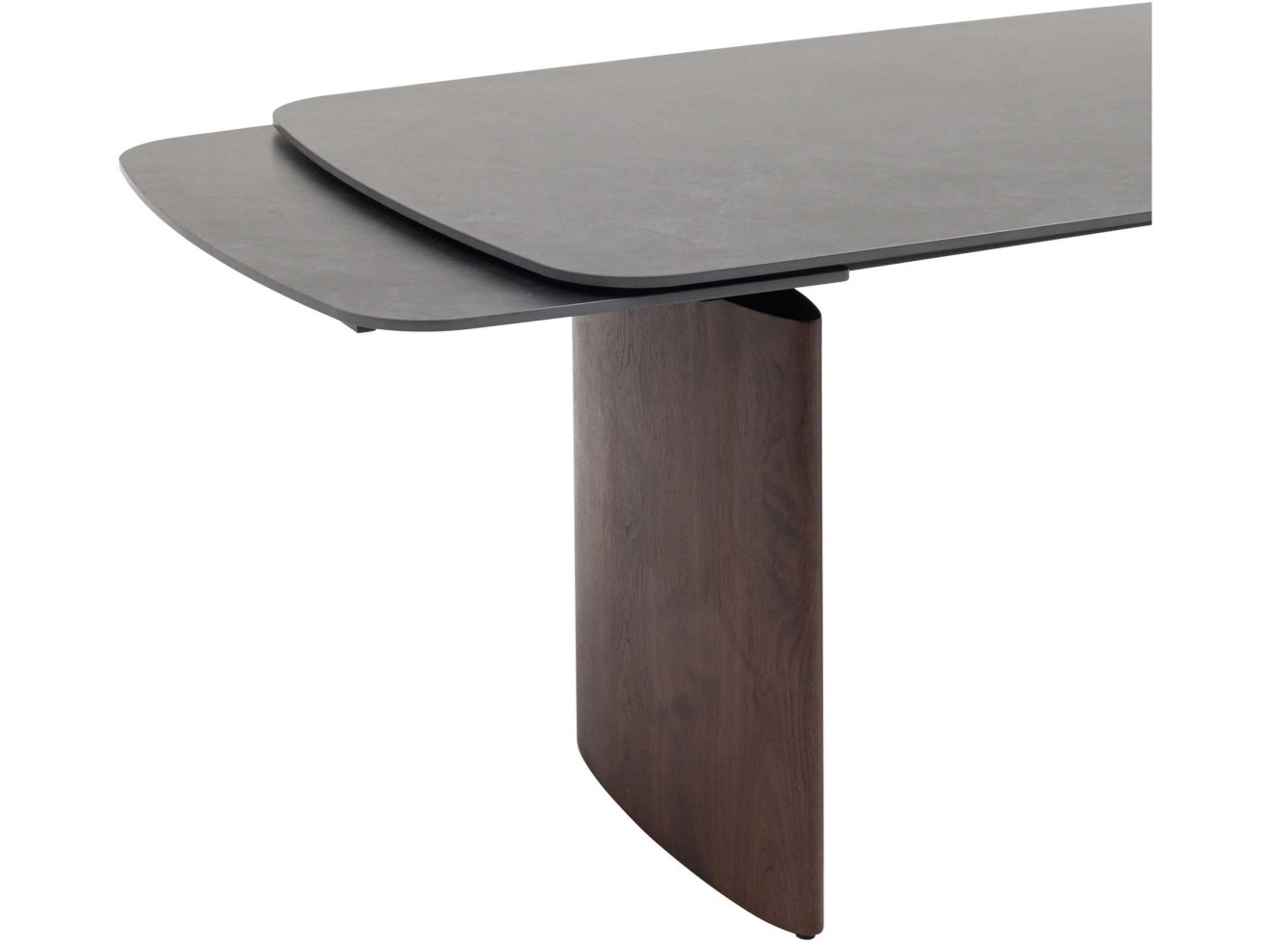 Стол обеденный STOOL GROUP Астарта раскладной 180-260*90 Керамика темная