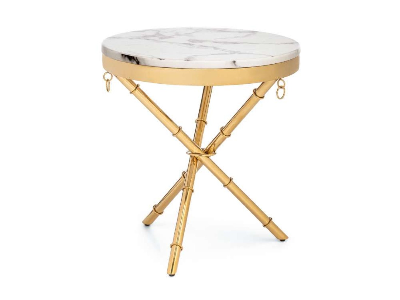 Monika 50х55 marble / gold Журнальный стол