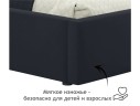 Односпальная кровать-тахта Bonna 900 темная с подъемным механизмом арт. 658555