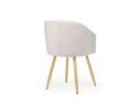 Монер 360 светло-серый (glory 36) / золотой Стул на металлокаркасе