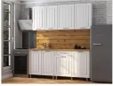 Кухонный гарнитур Луксор 1,8м Клен белый арт. 1216135