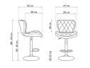 Porch black / chrome Барный стул