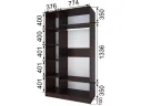 Модульная прихожая Кано, набор 4, Венге/Крафт золотой арт. 1358757