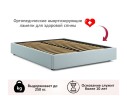 Мягкая кровать-софа без изголовья Base 1600 мята пастель с подъемным механизмом